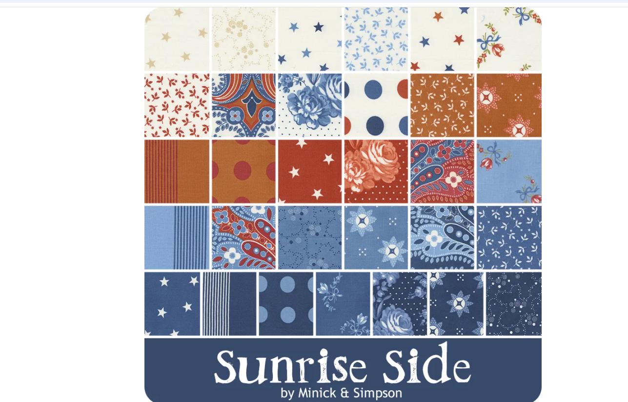 Sunrise Side Layer Cake - Minick & Simpson - Moda Fabrics