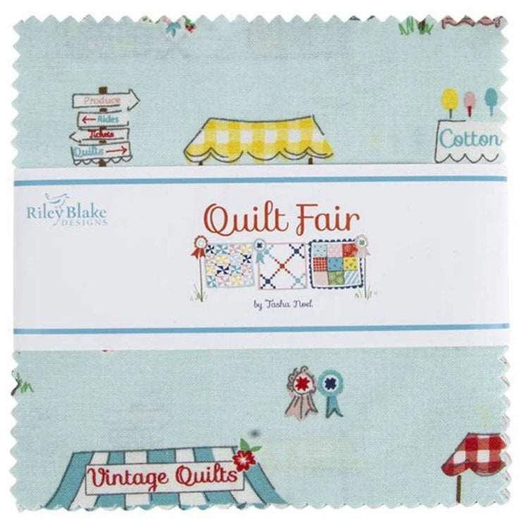 Quilt Fair Charm Pack - Tasha Noel - Riley Blake Designs