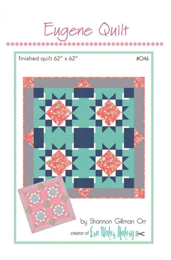 Eugene Quilt Pattern - Eva Blakes Makery