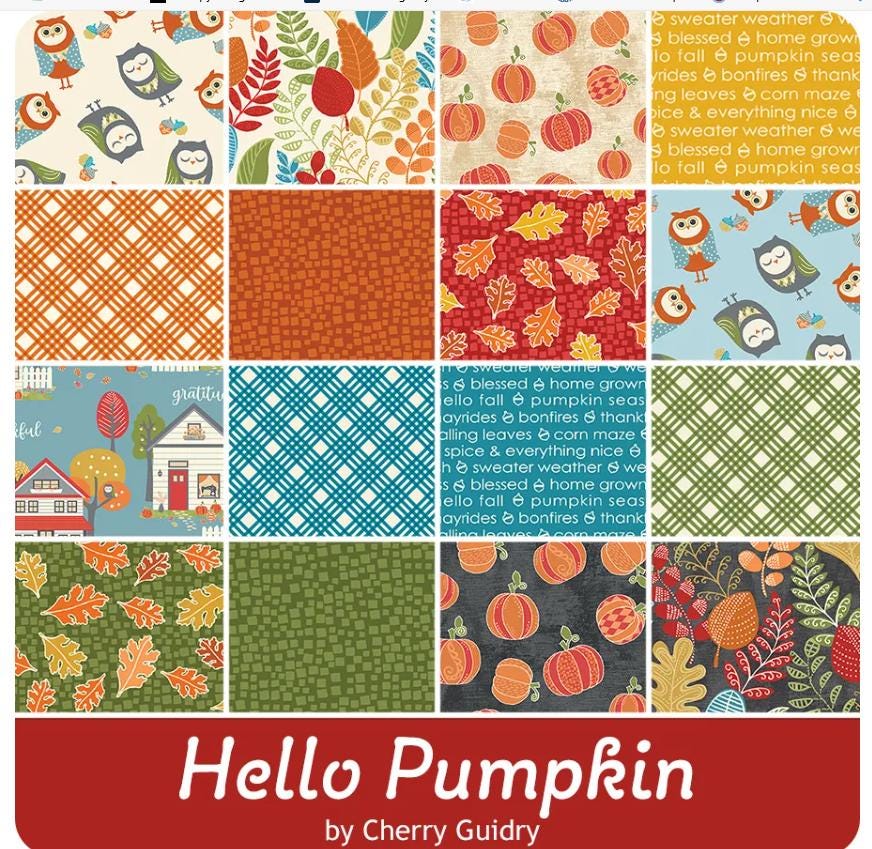 Hello Layer Cake — 42 Squares — Cherry Guidry for Benartex Fabrics