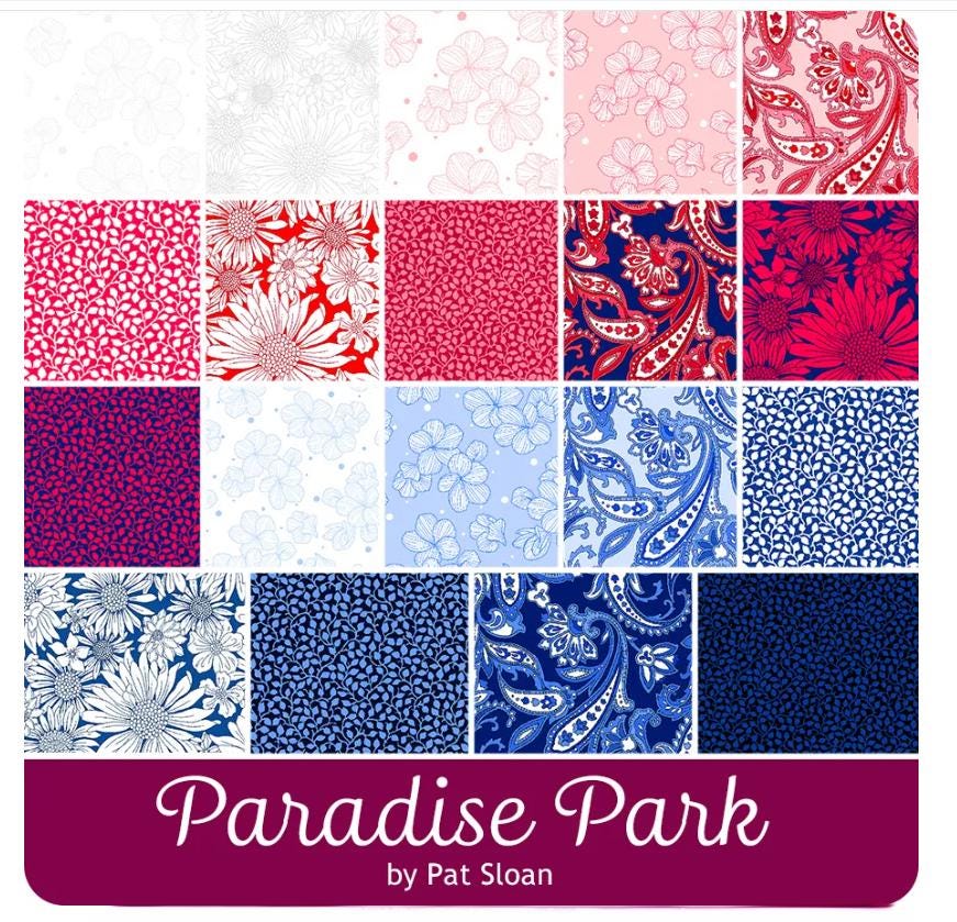Paradise Park Layer Cake - Pat Sloan - Benartex Fabrics