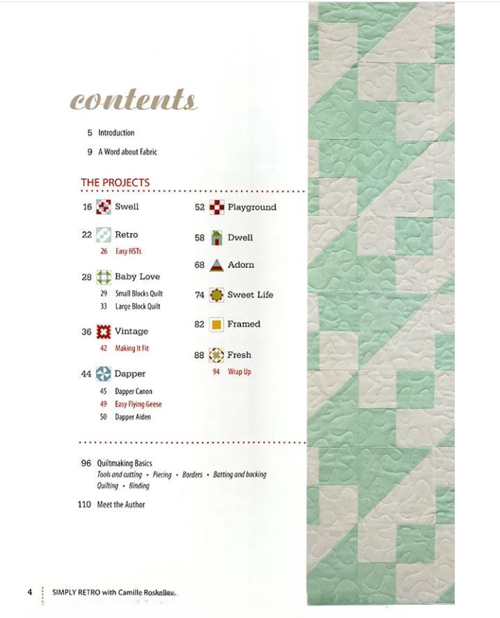 Simply Retro with Camille Roskelley Quilt Book - Camille Roskelly