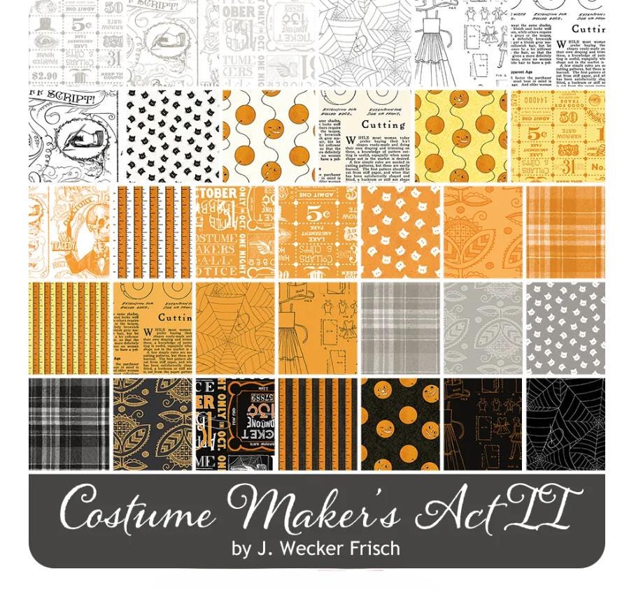 Costume Maker's Act II Charm Pack - J. Wecker Frisch - Riley Blake Designs