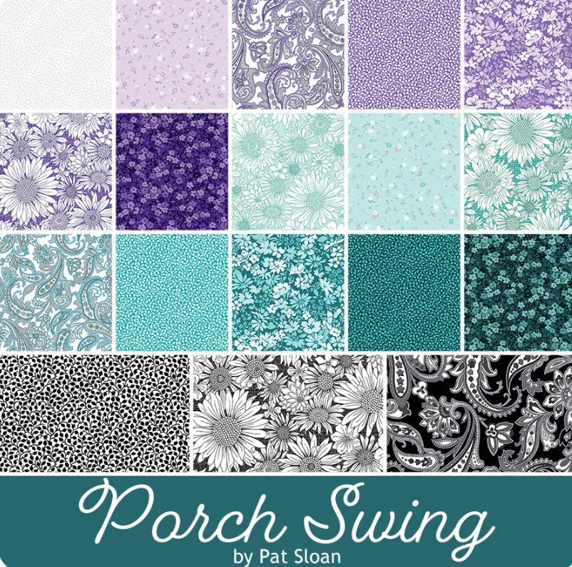 Porch Swing Jelly Roll - Pat Sloan - Benartex Fabrics
