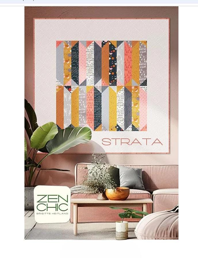 Strata Quilt Pattern - Zen Chic