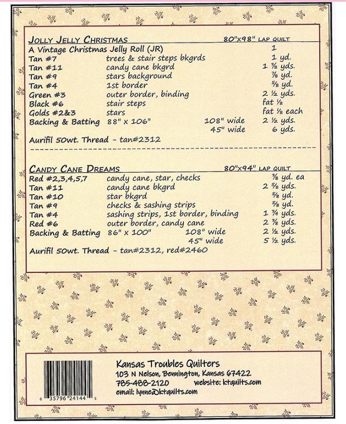 Jolly Jelly Christmas Quilt Pattern - Kansas Trouble Quilters