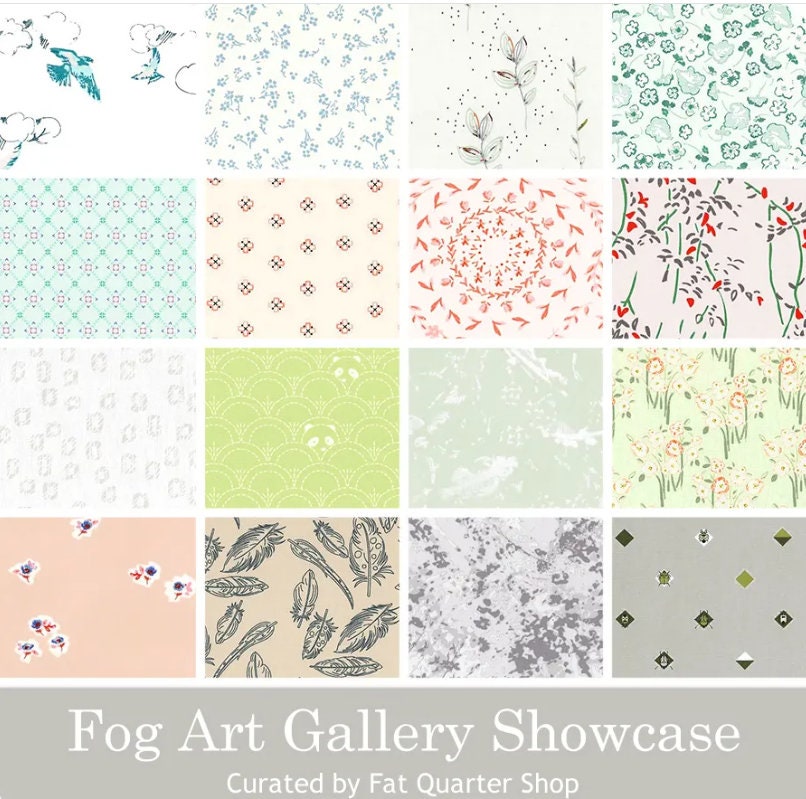 Fog Art Gallery Fabric Fat Quarter Bundle - 16pc
