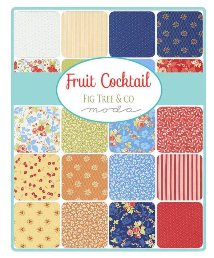 Fruit Cocktail Charm Pack - Fig Tree Quilts- Moda Fabrics