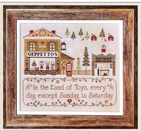 Geppetto's Cross Stitch Pattern - Little House Needleworks