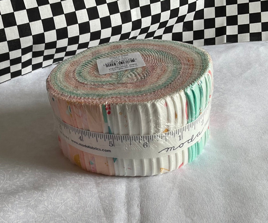 Sew Wonderful Jelly Roll: 40 Moda Fabric Strips, Quilting Cotton