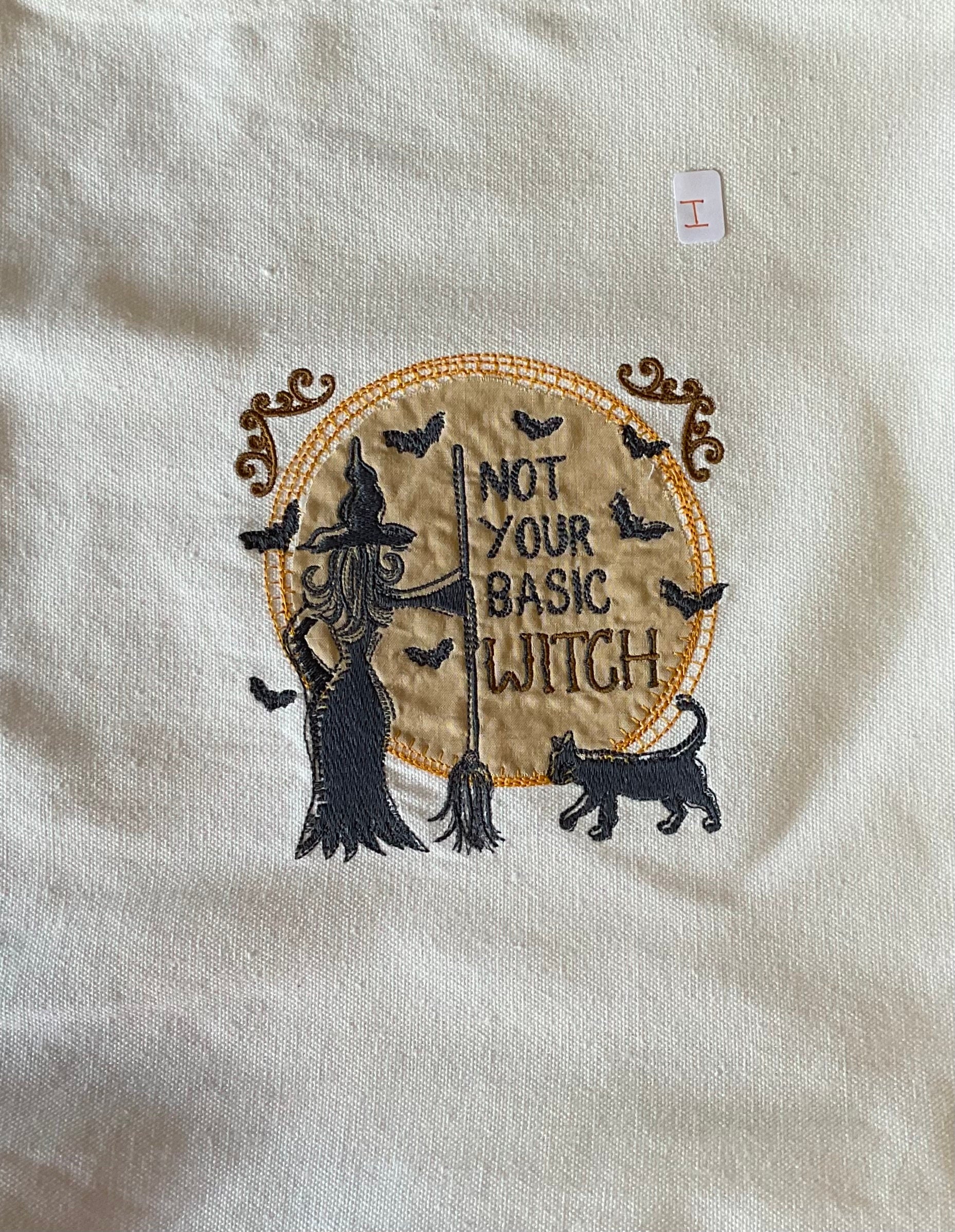 Embroidered Halloween Trick or Treat Bags/Gift Bags by Jo