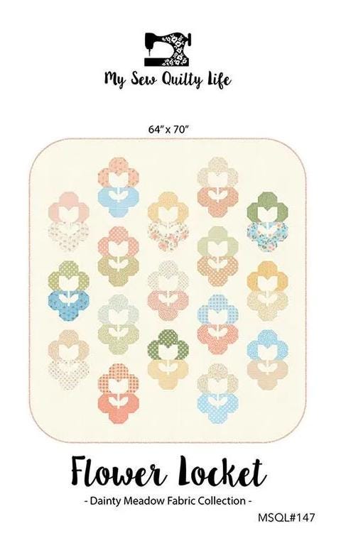 Flower Locket Quilt Pattern - My Sew Quilty Life