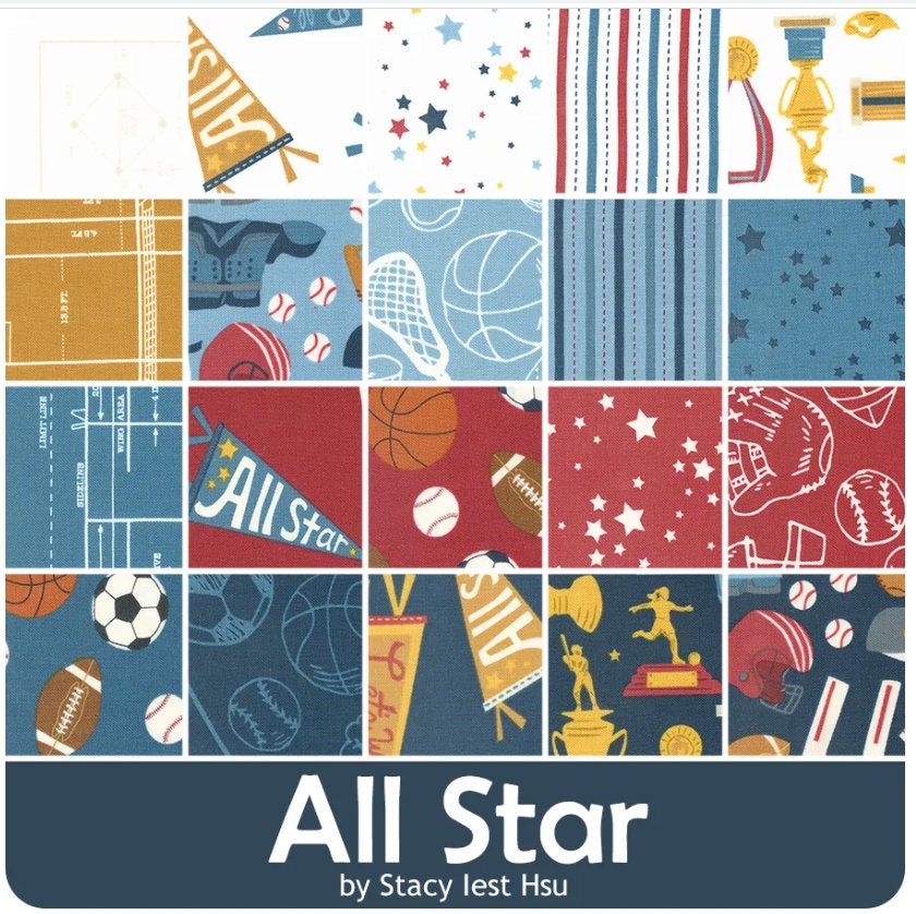 All Star Charm Pack - Stacy lest Hsu - Moda Fabrics