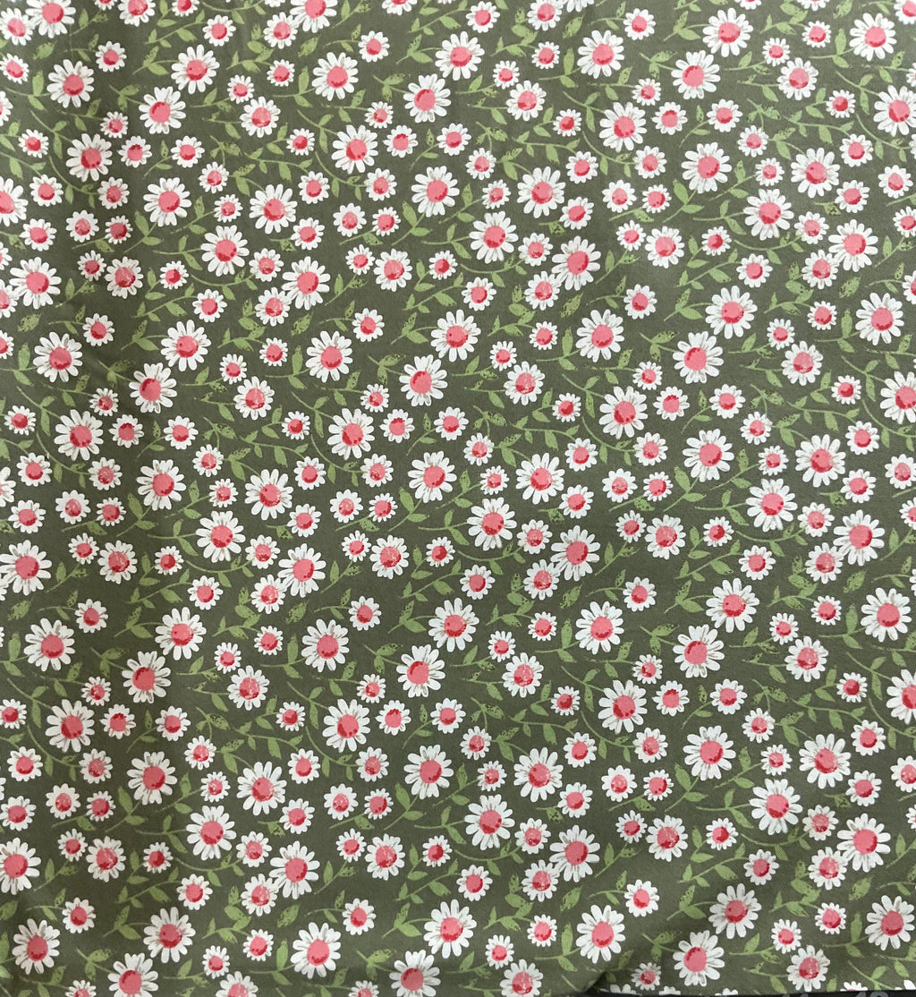 Roses in Bloom Olive – Love Note Collection by Lella Boutique for Moda Fabrics