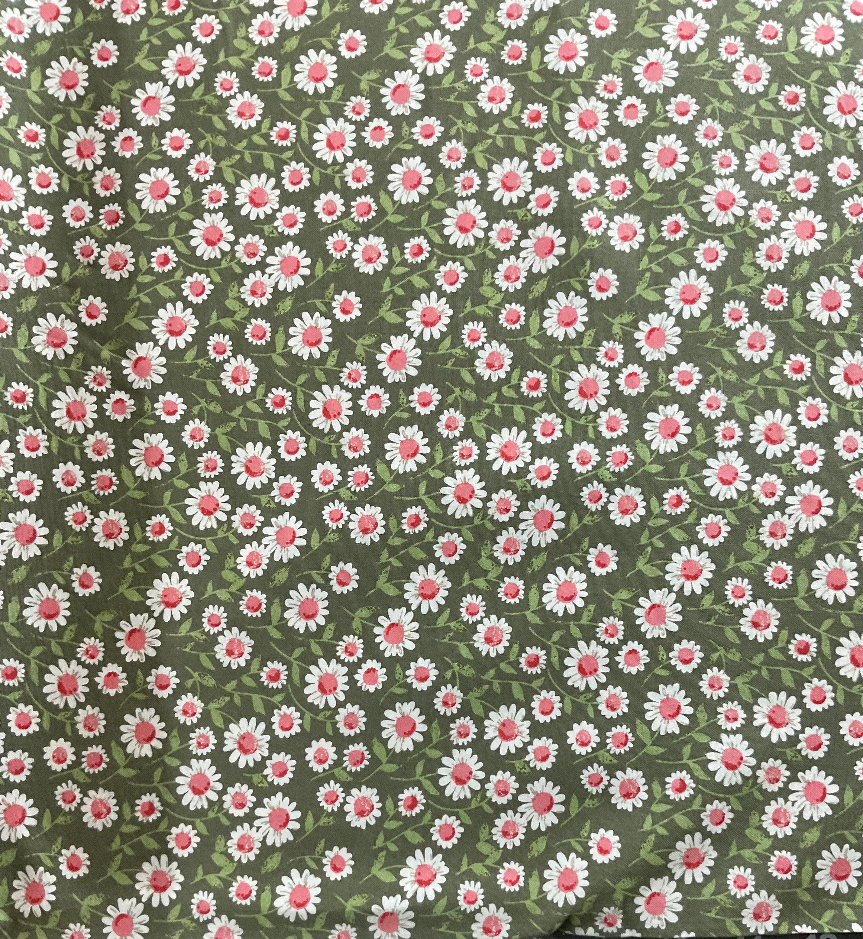 Roses in Bloom Olive – Love Note Collection by Lella Boutique for Moda Fabrics