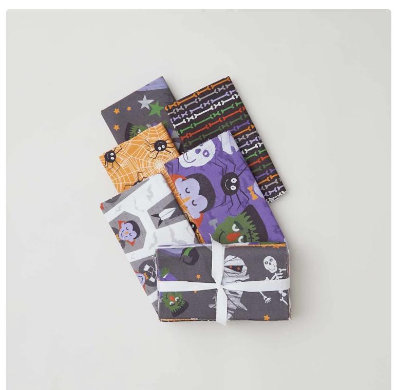 Monster Squad Fat Quarter Bundle 5/pkg. - Scott Barnes - Fabric Editions