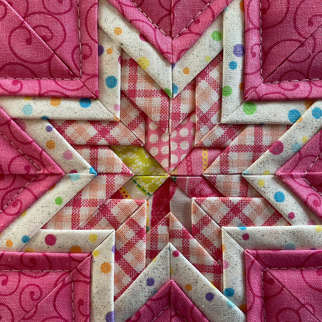 Hot Pink Folded Star Hot Pad/Trivet