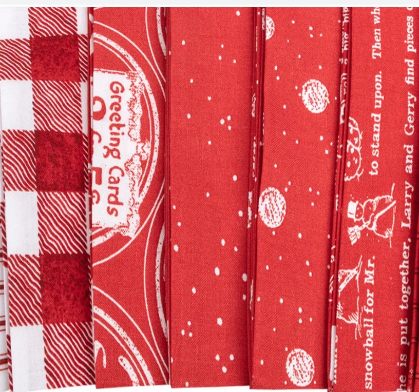 White As Snow Charm Pack - J. Wecker Frisch - Riley Blake Designs