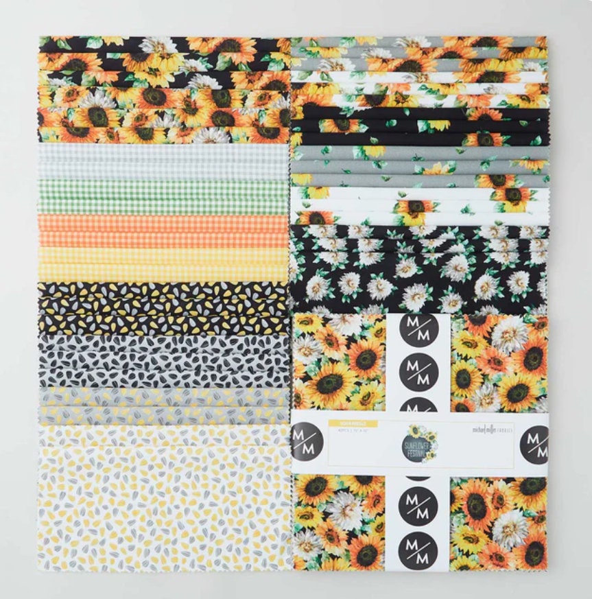 Sunflower Festival Layer Cake - Michael Miller Fabrics