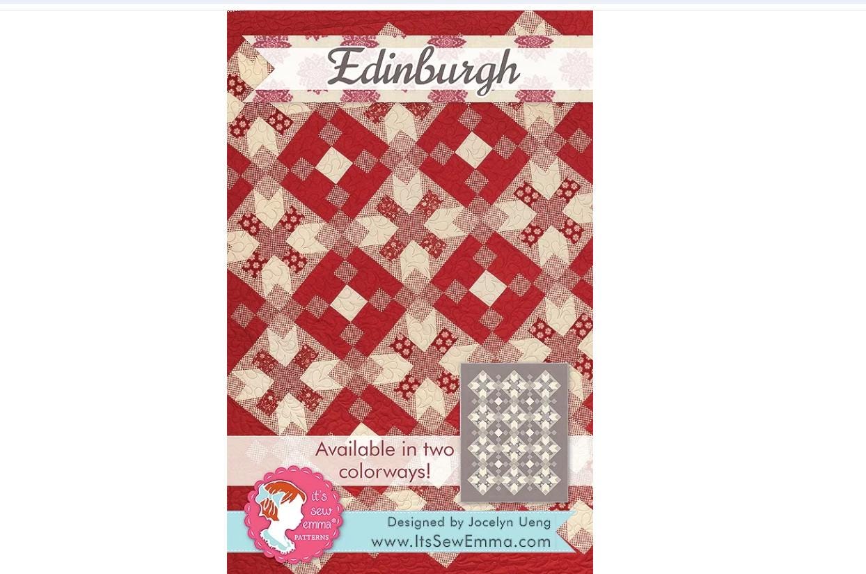 Edinburgh Quilt Pattern - It's Sew Emma