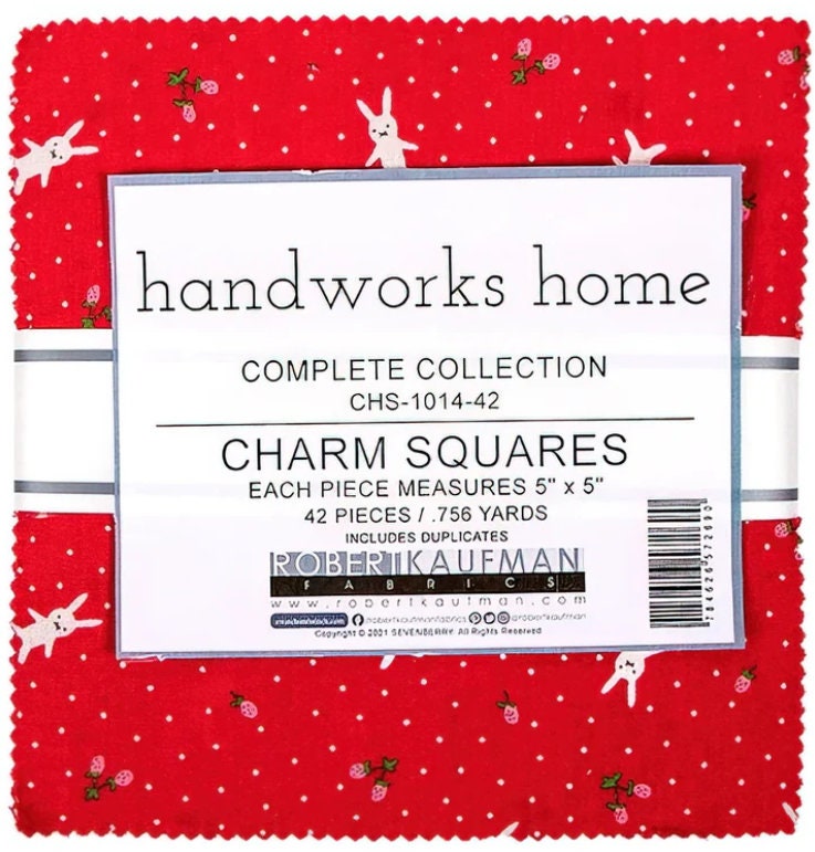 Handworks Home Charm Pack - Sevenberry - Robert Kaufman Fabrics