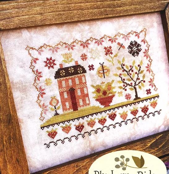 House on Strawberry Hill Cross Stitch Pattern - Blueberry Ridge Design
