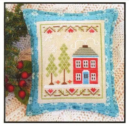 Snow Place Like Home Cross Stitch Pattern - Country Cottage Needleworks