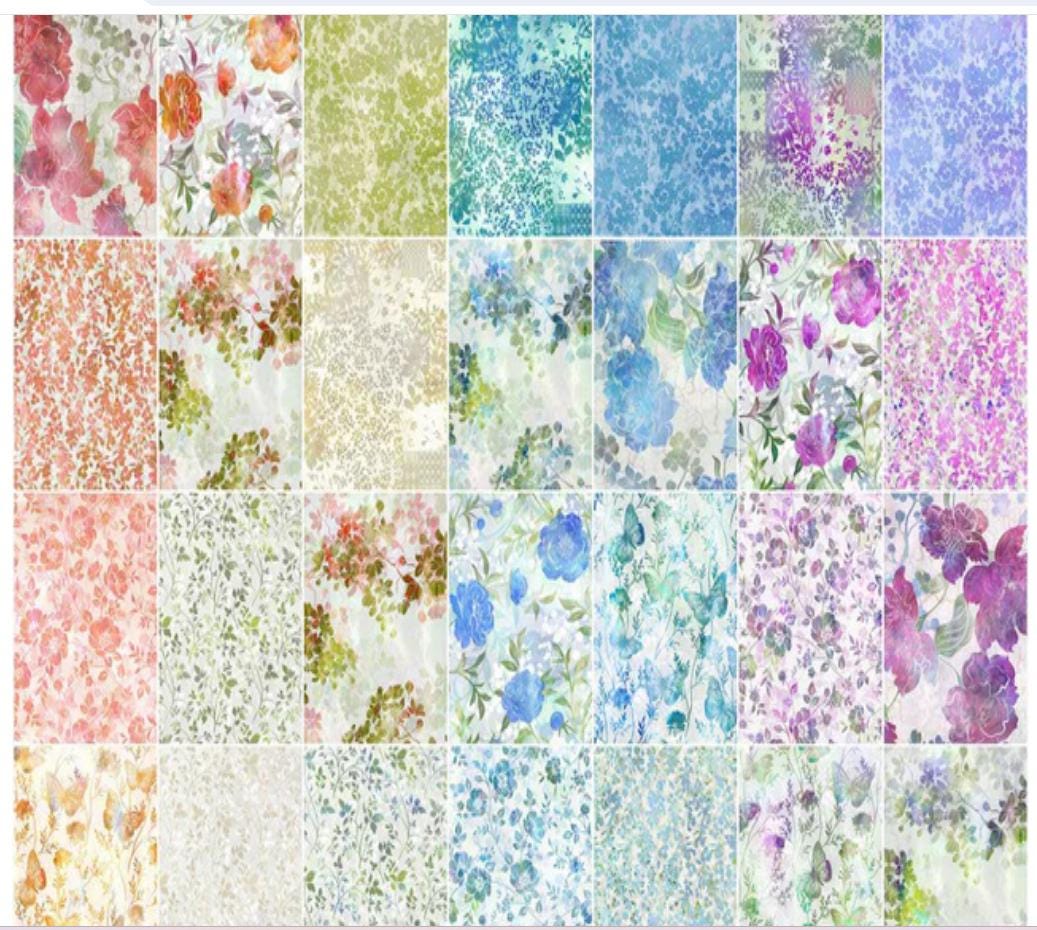 Ethereal Jelly Roll 40/pkg. Jason Yenter - In the Beginning Fabrics