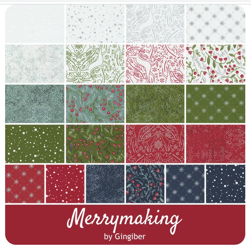 Merrymaking Charm Pack - Gingiber - Moda Fabrics