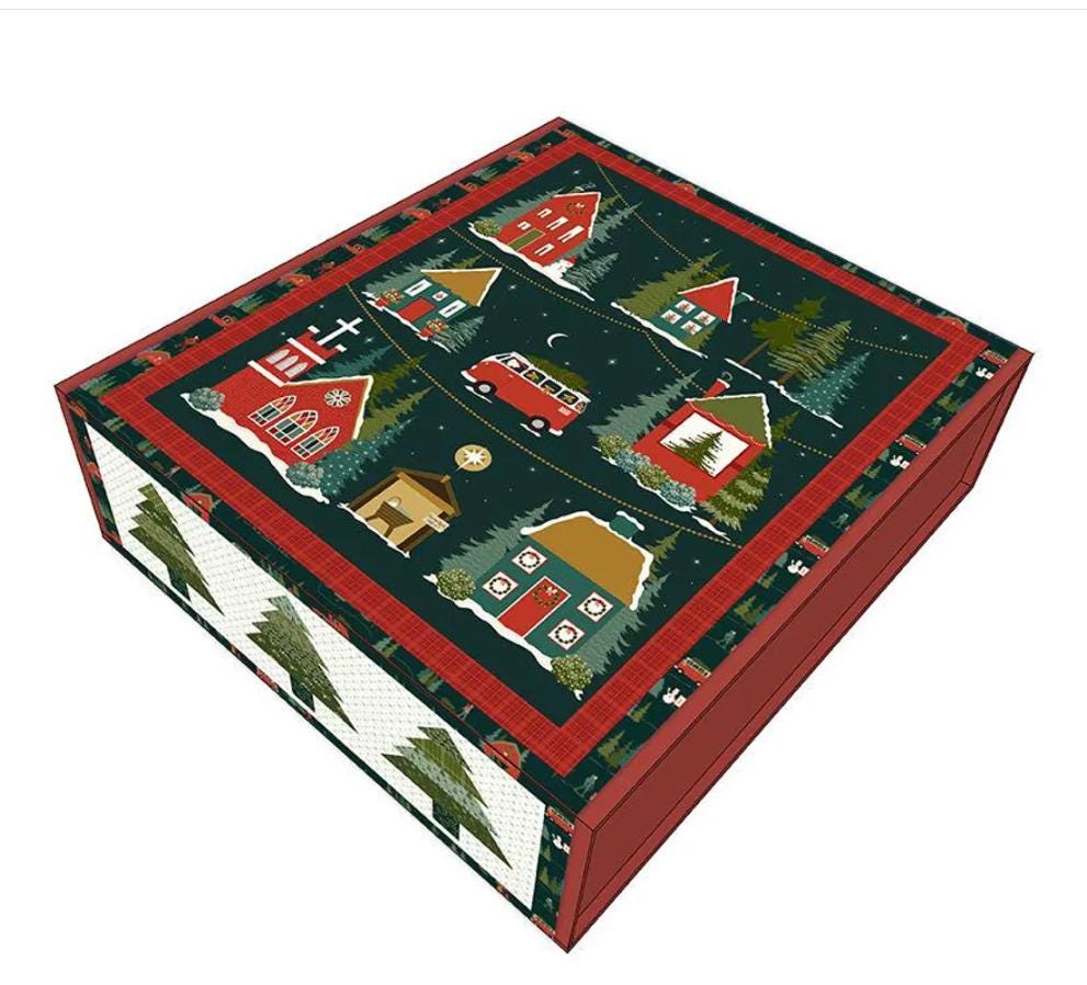 Christmas Is In Town Panel Boxed Quilt Kit - Sandy Gervais - Riley Blake Designs