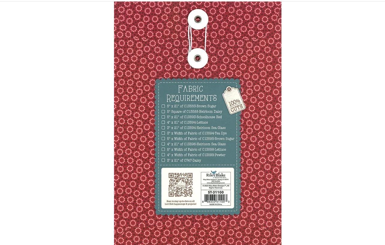 Home Town Quilt Seeds - Neighbor No. 1 - Lori Holt - Bee in my Bonnet