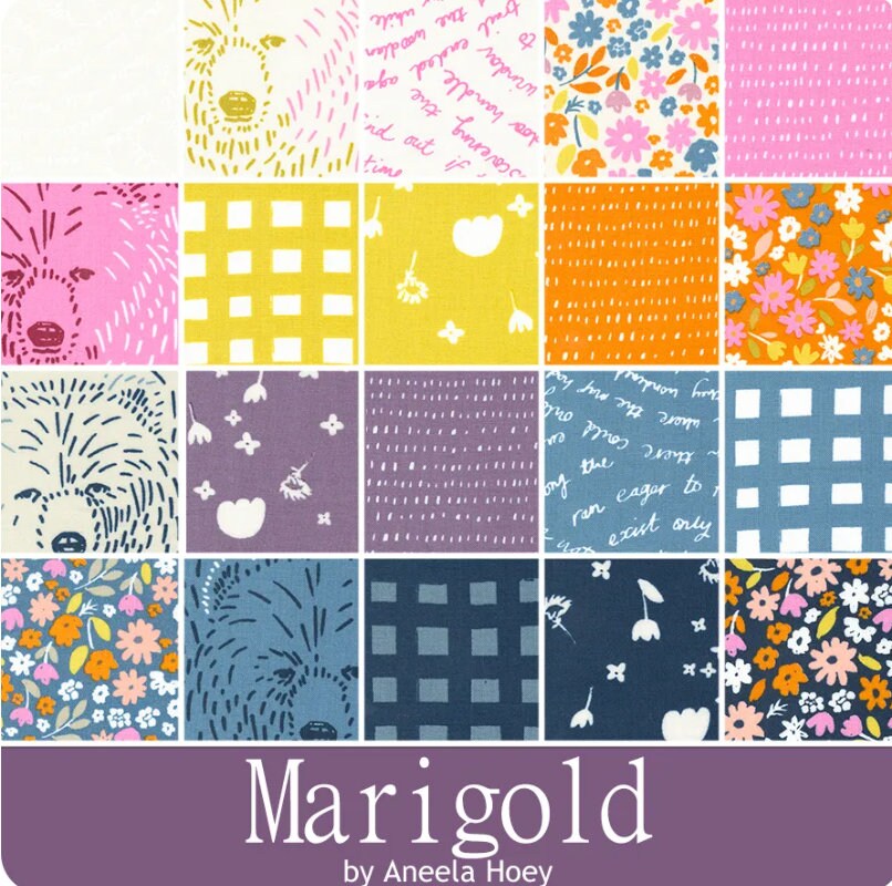 Marigold Charm Pack - Aneela Hoey - Moda Fabrics