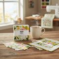 Willow Charm Pack lifestyle photo — cozy quilting room setting