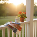 Sunrise Side Charm Pack lifestyle photo — golden hour farmhouse porch setting