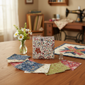 Union Square Charm Pack lifestyle photo — cozy quilting room setting